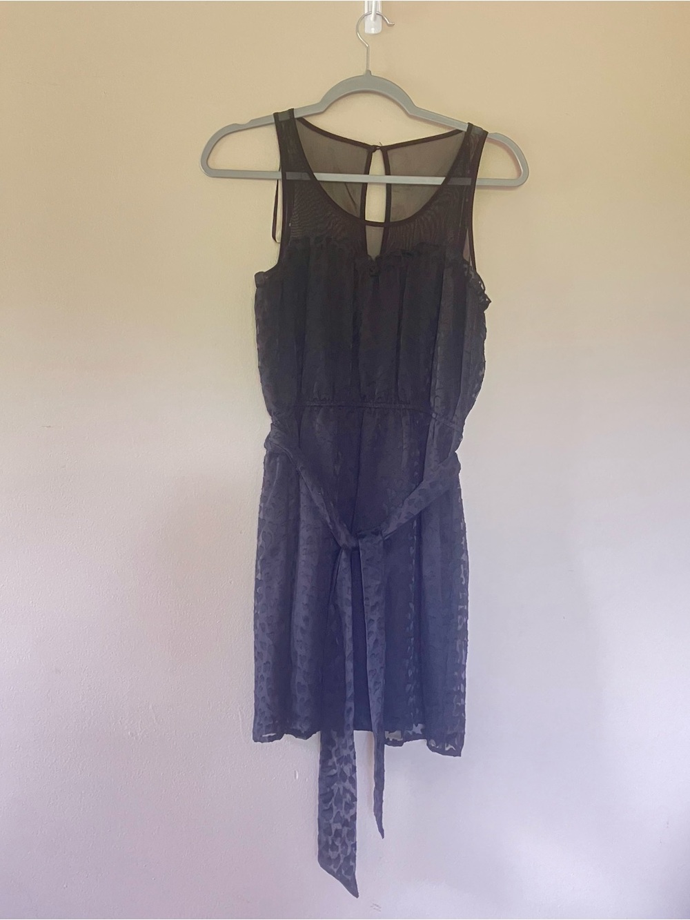 Rory Beca Black Dress with Pink Script Label